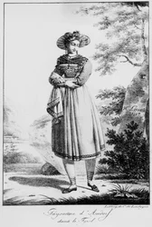 Bäuerin aus Audorf in Tirol, 1817